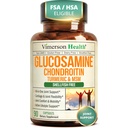 Glucosamine Chondroitin MSM – Glucosamine Sulfate 1500 mg, Chondroitin 和 MSM 的男女联合支助补编 – 用于卡蒂亚基,联合健康和弹性90 Capsules