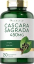 Carlyle Cascara Sagrada Capsules 450毫克 250毫克 草药补充剂 |非GMO,Gluten Free