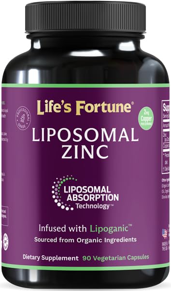以铜、免疫支持、代谢和皮肤健康为补充的 Liposomal纯锌皮化剂