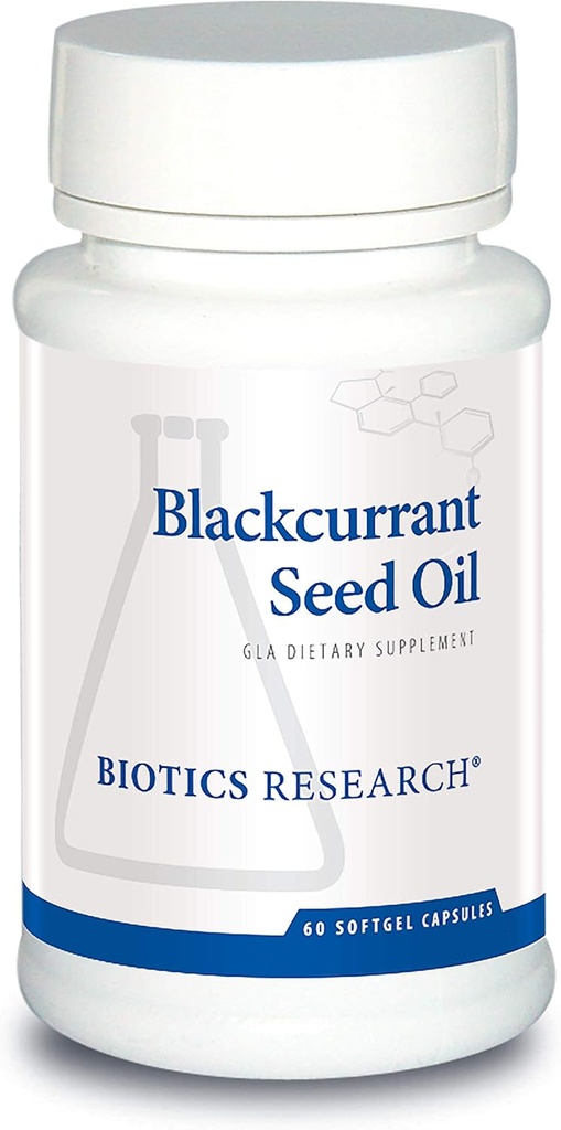 生物学研究 黑弯状种子 石油 天然来源 Gamma Linolenic Acid GLA, 535 mg Capsule, 支持心血管健康, 普通组织修复, 免疫系统, 妇女健康 60 Caps