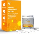 可口味的维生素D3片 —高强度62.5μg 2500IU 维生素D3 Colecalciferol — Vegan Gluten Free VIT D3 维生素补充剂(60Ct)