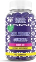 Oladole自然睡眠综合体 86mg Extra strong Melatonin, L-Theanine, Passiflora, 5-HTP, 加纳种子提取 QQ 睡眠支持促进放松和失眠更快 - 60 Gummys, 葡萄火焰