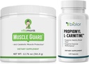 VitaMonk Muscle Guard & Biovy Propionyl-L-Carnitine 配有HMB,EAAs,维生素D,以及镁,支持肌肉生长,强力,耐力,循环健康,Jitter-Free Energy,以及健身复苏