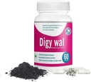 消化酶 Capsules(60 Counter) - 活化炭消化酶 配有Probiotics和Prebiotics - 消化健康豁免补充 - 改进能量和Mood的Probiotic Capsules