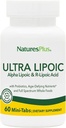 Natures Plus Ultra Lipoic - 60 Bi-Layered Mini-Tabs - 支持自由激进防御 Probiotics,营养剂和全食品集中 - Gluten Free - 30 services