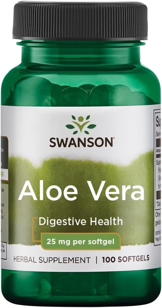 Swanson Aloe Vera 25 毫克 100 胶片