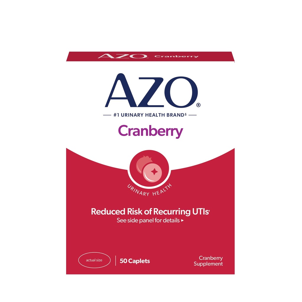 AZO Cranberry Pills for Urinary Tracts for Men and Men, 成人 Cranberry 补充品,无糖,非GMO, 50 软胶卡普尔