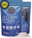 EAT well PRIMIUM FOODS Collagen Peptides Powder 蛋白质 45 成品,16oz, 皮质的Collagen, 骨骼和联合支持, 女性和男性的一型和三型草药Collagen补充剂, Keto, 氨基酸