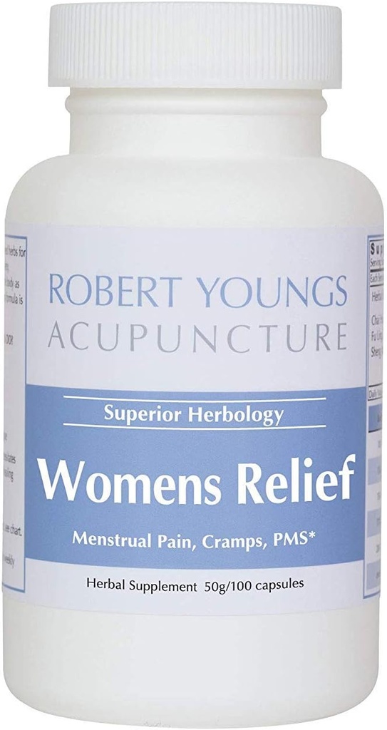 女性救济——最佳草药 PMS, Menstrual unfort and product Cramping Reliver (100 Capsules) QQ快速代理帮助恢复压力,协调与努里什血液,平滑活人Qi和打破停滞
