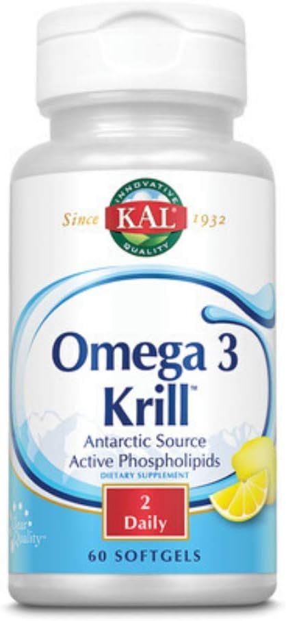 Kal 500 Mg Omega 3 Krill, 60 个伯爵