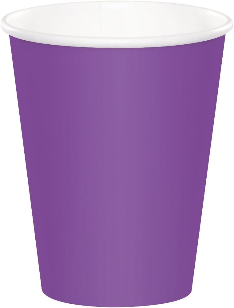 创意转换Amethyst纸杯,24 Counter(Pack of 1),紫色