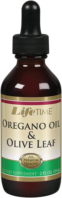 LIFETIME OREGNO ORIGNO ORIGAO 石油和橄榄叶落地 健康免疫系统支持 |美国制造 | 2 FL oz | 59服务