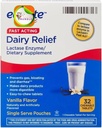 equate Fast Academy Relief Lacter 乳品酶 饮食辅助 Vanila Flavor 可嚼药片 32 Counts (Pack of 1) + CreativeAndBundle 粘贴剂