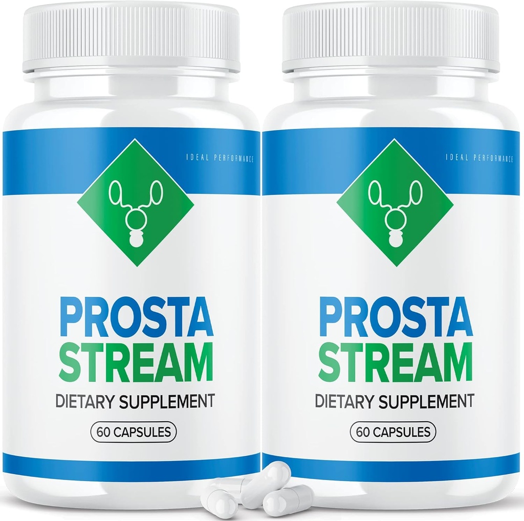 理想性能(2包) Prosta Stream Prostate 补充 Prostastream 药丸(120 Capsules)