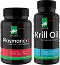 Daiwa Plasmanex 1 – 血液流通补充品 + Daiwa Krill Oil – Omega 3 Krill Oil Capsules (英语).