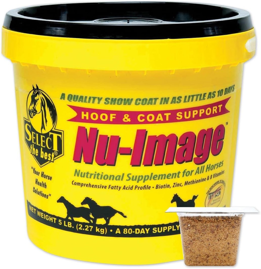 选择最佳暗黑马 Nu- Image Hoof & Coat 对马的支持