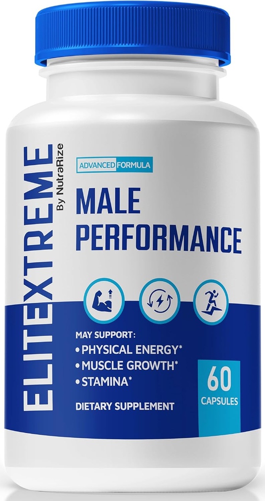 精英Xtreme 雄性增生剂,精英Xtreme Man Pills,全男子天然饮食盖, 1200 MG 多维坦综合健康,精英Xtreme Reviews (60 Capsules)