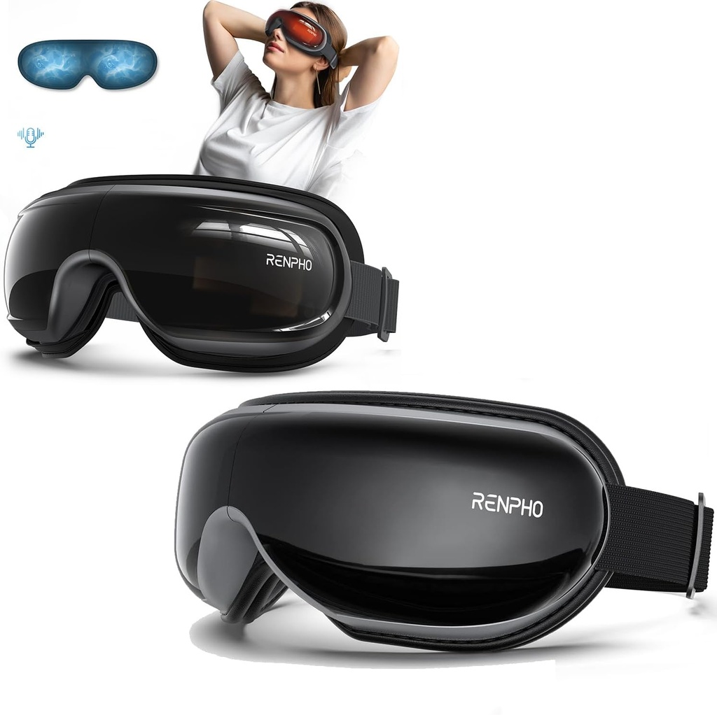 RENPHO 圣诞礼物、Eyris 3 Eyes Massager 配热,以及Cooling & Eyris 1 Eyes Massager 配热