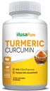 NusaPure Turmeric Curcumin 600 mg 60 Capsules Turmer 95% Curcuminoids 饮食补充剂