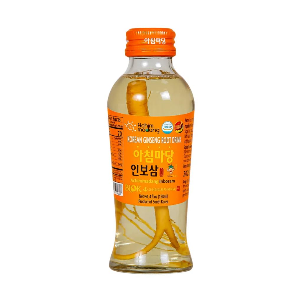 Inbossam 韩国 Ginsen 饮用根饮用 10瓶,每瓶4个fo oz