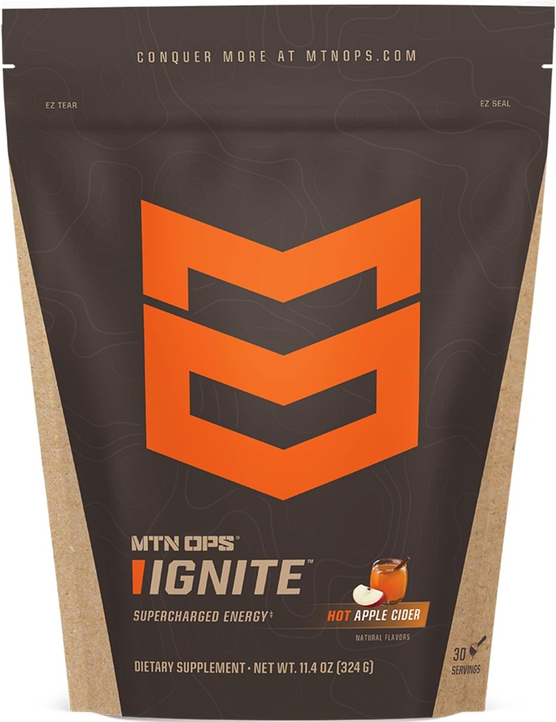 MTN OPS Hot Ignite 即时咖啡 Nootropic & L-Arginine L-Citrulline 用于认知清晰性,精神焦点和硝酸-氧化物靴 | | | 200mg Cafeine 每架服务,30架服务 | 苹果苹果苹果苹果