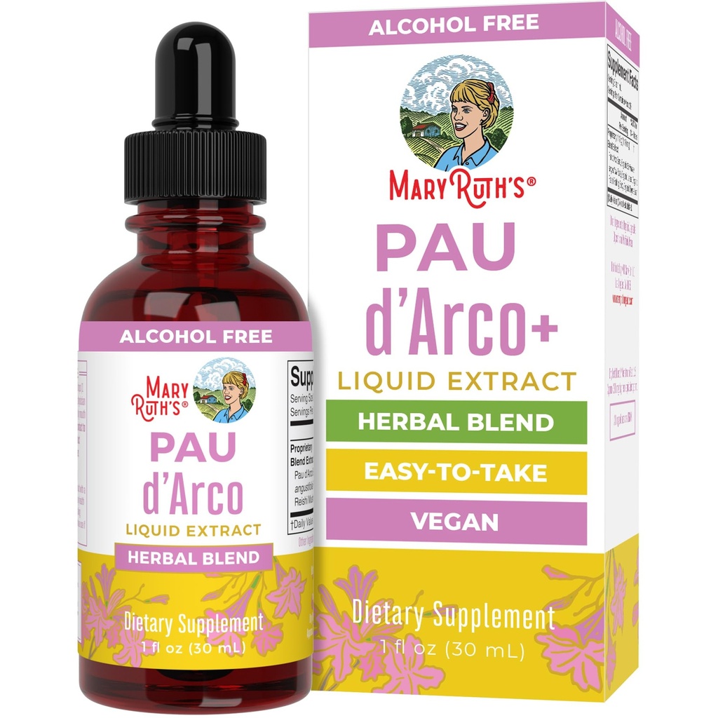 (原始内容存档于2017-07-21). MaryRuth Organizations PAU D'Arco Herbal Blend | Reishi Mushroom | Echinacea angustifolia root | Usnea Lichen | Thyme Leaf | Vegan |非GMO项目 验证 | Gluten Free | 30 services | 1 Fl Oz.