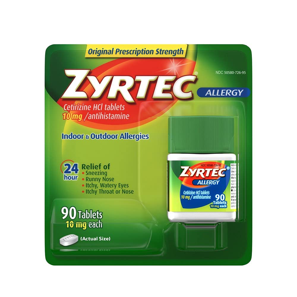 Zyrtec过敏(10毫克),90片