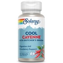 SOLARAY Cool Cayenne Pepper 40000 HU 配有屠夫室 健康循环支持 90 Veg Caps