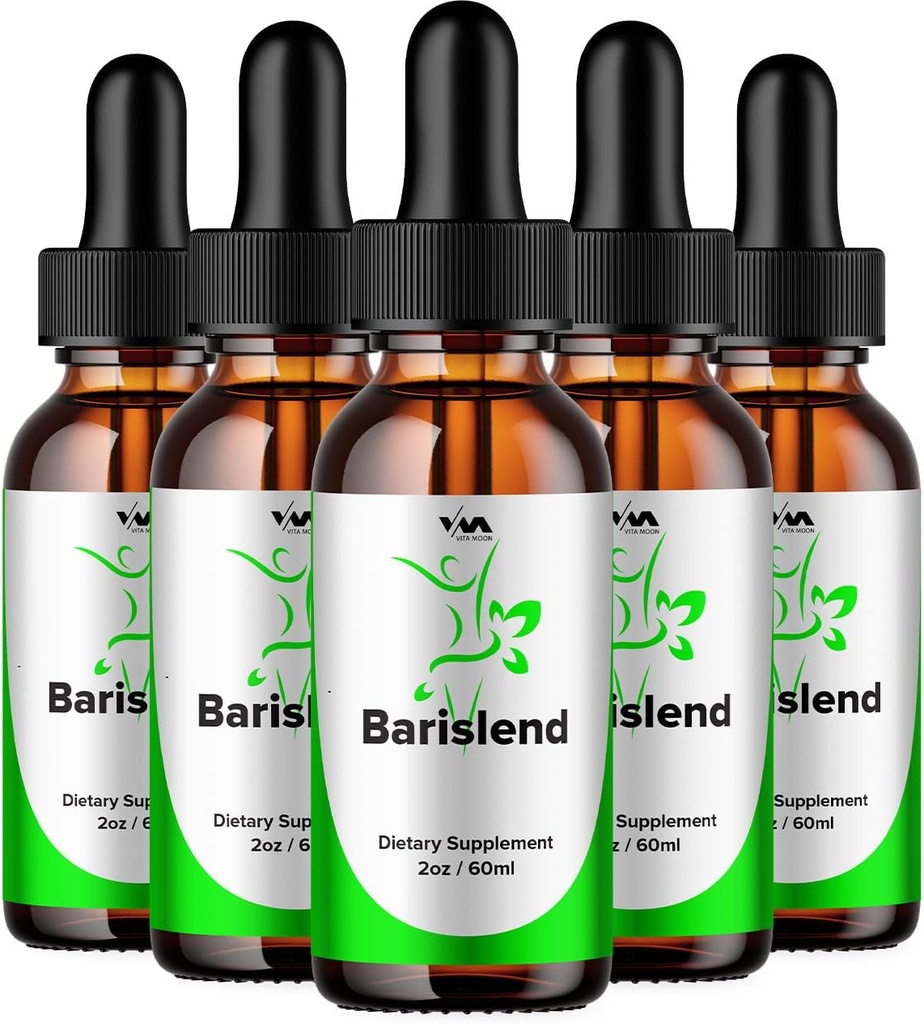 (5包)Barislend Drop 健康维生素支助补编-Barislend 高级公式、Barislend 24小时液体、Barislend 能量和额外力量审查,5个月供应