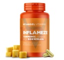 天使维生素山 - InflamEze, Boswellia, Curcumin, Quercetin, Bromelain(60个植物卡普尔)
