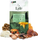 LYFE 有机即时蘑菇咖啡 — — 狮子的玛恩、查加、科迪塞普斯、土耳其的Tail — — 美国成长的适应性蘑菇,促进更好的能源、焦点、古特健康、豁免 — — 40种服务