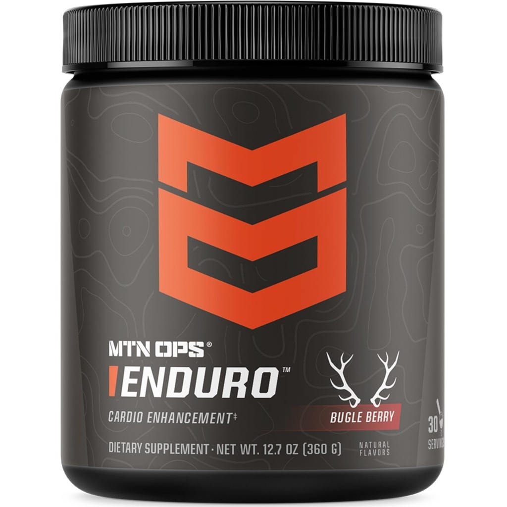 MTN OPS Enduro Nitric Oxide 补充剂和无兴奋剂的前期工作 - 30种服务 - 配有甘氨酸、甜菜根粉、Niacinamide、L Arginine & L Citrulline - Bugle Berry Flavor