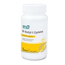 Klaire Labs SFI 健康 N-乙酰-L-Cysteine 500mg - 氨基酸 Glutathione 前体 NAC - 支持细胞抗氧化剂保护的补充 - 假过敏性,无大豆,无玉米(90 Capsules)