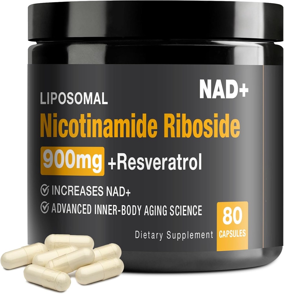 NAD+ 补编 - NAD+ 与尼科蒂纳米德·里博赛德(NR)和Resveratrol Quercetin 900mg, USA-063-0911XL-115NAD