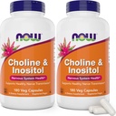 现在 Choline & Inositol, 180 蔬菜卡普苏莱( 包2)