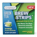 CALMOUR 天然绿色茶叶提取带 10 Pack QQ 绿色茶囊替代旅行 友好的上-Go 快速解析带 QQ 柠檬姜茶与抗氧化剂 QQ Matcha 绿色茶叶火焰