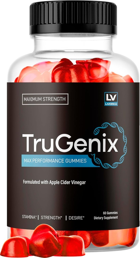 TruGenix Gummys, TruGenix Gummys for Men, 官方特鲁Genix Gummys 高级公式, TruGenix ACV Gummys, TruGenix 支持补充 Gummys, Premium 公式, 60 Gummys 为期1个月.