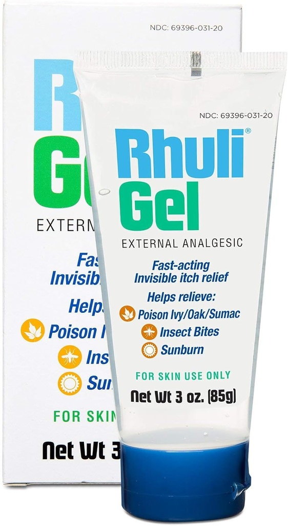 Sunburn、蚊虫、虫类、有毒常春藤、毒橡树救济剂的抗痒Gel -- -- 局部皮肤用途的止痛冷却治疗 -- -- 3 Oz Tube