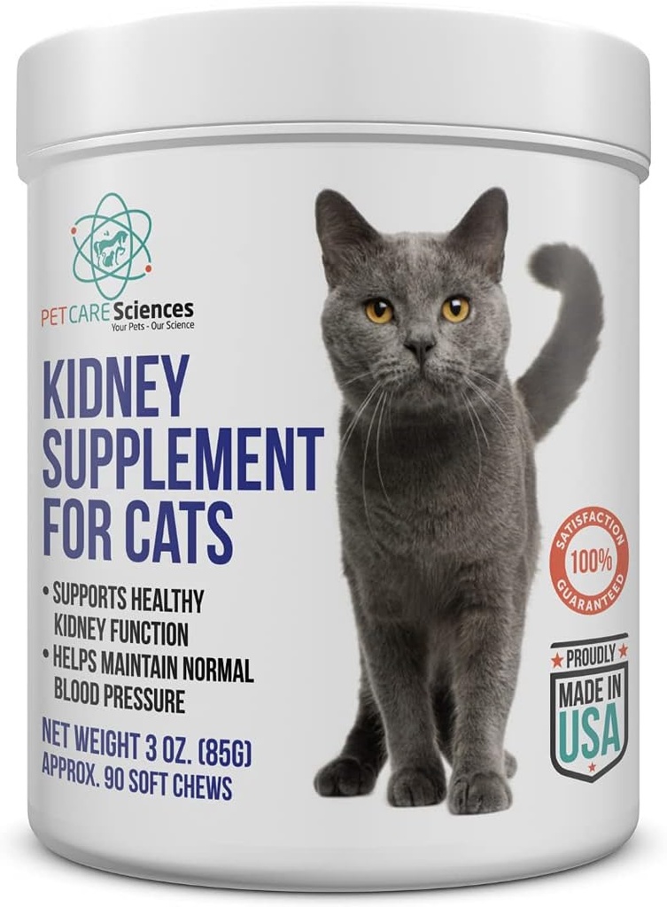 Approx 90 服务猫肾 支持Chews - Feline 肾还原 - Renal Cattreats - Cats Kedney 支持补充 - Urinary Tract 对猫的刺激控制 - 美国制造