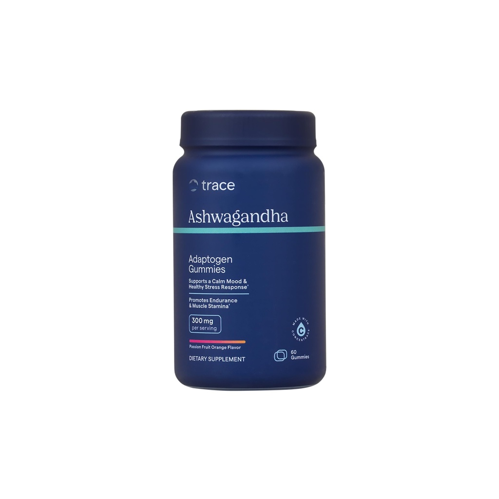 追踪矿物 Ashwagandha - Ashwagandha Gummys 支持健康心智集(Ashwagandha Gummys for Support A健康心智集(Ashwagandha Gummys) - 镇定补充 - 更好的睡眠 - Immune System and Energy Support - Passion 水果橙 - 60个计数(30个服务)