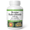 自然因素,Betaine HCL 500毫克,支持健康消化和一种健康微生物,180个胶囊(180个服务)