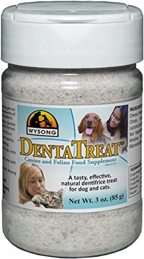 Wysong Dentattreat Canine/Feline食品补充剂-3 Oz. 瓶子
