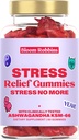 Ashwagandha Gummys - 与Ashwagandha KSM-66 & Lemon Balm 提取物的应激反应Gummys & 与KSM-66的冷静Gummys - Vegan Relaxation Ashwaganda Gummys (60县)