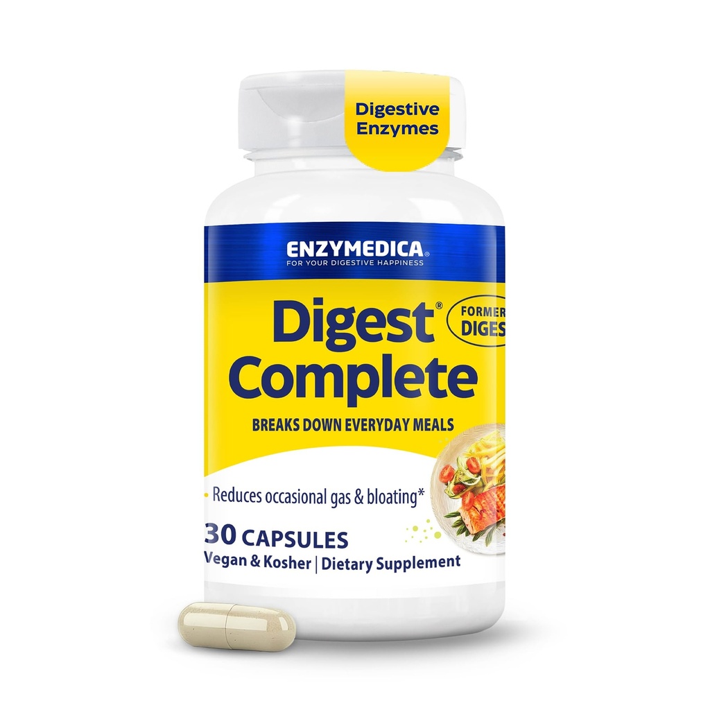 Enzymedica - 文摘,完整文摘酶公式,30 Capsules
