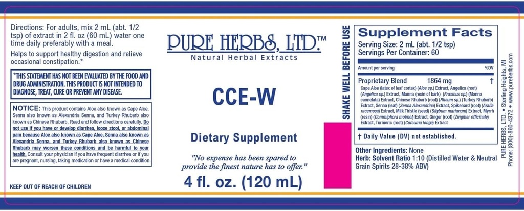 纯草药有限公司 CCE-W (4 oz.)