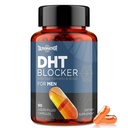 DHT 男子用Saw Palmetto & Biotin的屏蔽剂,液体填充盖的毛发生长公式,头发丢失补充剂,头发再生长维生素,专有草药混合剂-90 Capsules(1瓶)