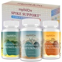 斯派克支持三重药 → Liposomal Nattokinase 8000 FU 500mg, Bromelain 1150 mg & 发酵 Crucumin 1800 mg → 高概率,增强吸收公式 → 免疫、心脏和循环 → 60 服务