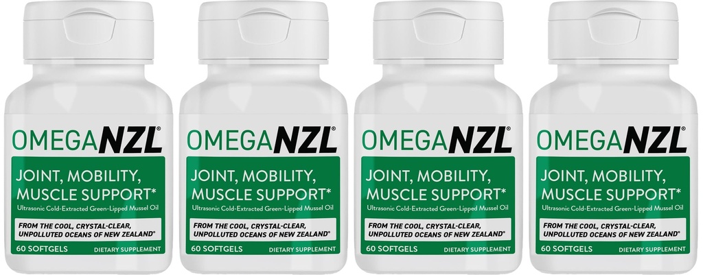 原Omega-3联合支助补编,最佳天然肌肉救济,绿色浸润的Mussel Oil,240软胶,无鱼味