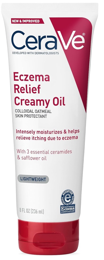CeraVe Eczema Relief Creamy Body Oil, Eczema Calming Cream with Colloidal Oatmeal & Safflower Oil for Dry Skin & Itchy Skin Relief, Stero Free & Paraben Free, 8 Ounce (原始内容存档于2013年9月8日) 豆瓣网 豆瓣网