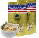 2 Bags American Ginsen Slices from Wisconsin, DOL 美国威斯康辛州 Ginsen Slices 根换茶叶, 能源为男性健康靴豁免, Gluten Free, QQ/QX 长条 2 Bags of 4OZ, 8OZ